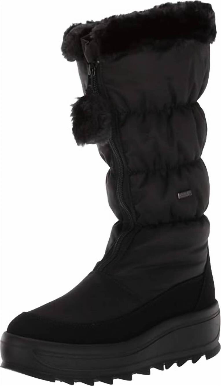 NEW PAJAR women's toboggan 2.0 tall zip front boots in black